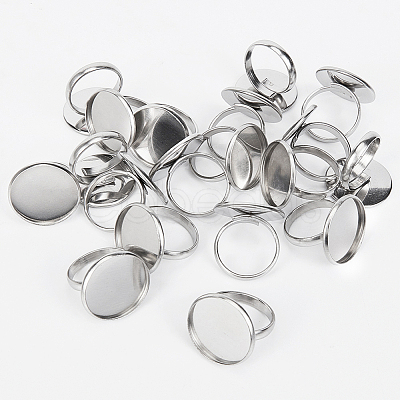 DIY Finger Rings Making Kits DIY-UN0001-18P-1