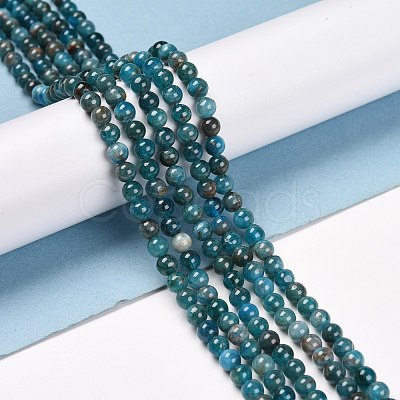 Natural Apatite Beads Strands G-D856-01-4mm-1
