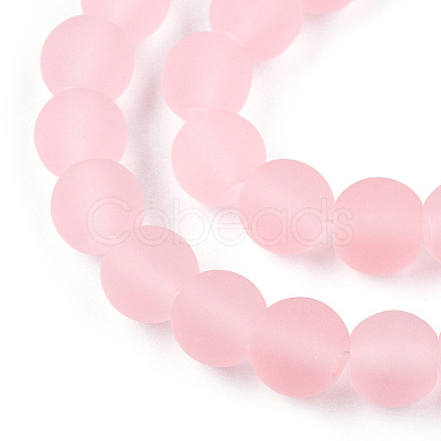 Transparent Glass Beads Strands GLAA-T032-T6mm-MD10-1