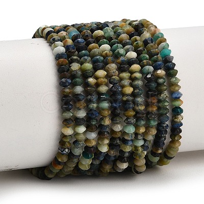 Natural Chrysocolla and Lapis Lazuli Beads Strands GG-CBAA9B4-A12-03-1