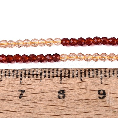 Transparent Glass Beads Strands GLAA-N074-01A-18-1