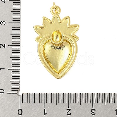 Rack Plating Brass Enamel Pendants KK-S380-33G-A-1