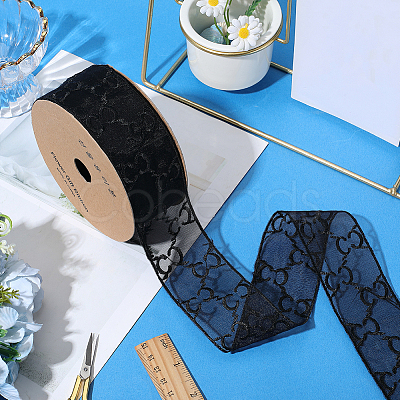 Organza Lace Ribbon OCOR-WH20012-54A-1