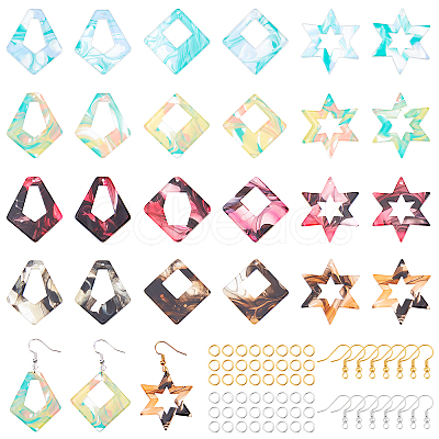 DIY Dangle Earring Making Kits DIY-PH0002-78-1