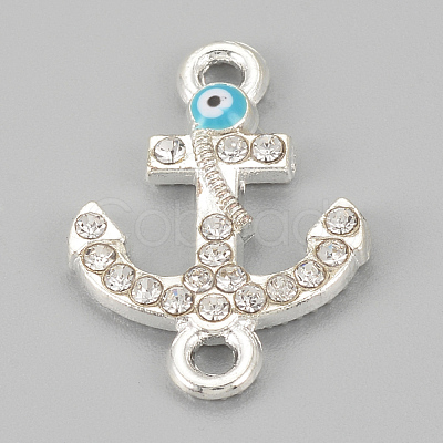 Alloy Rhinestone Links connectors X-ALRI-S170-09S-1