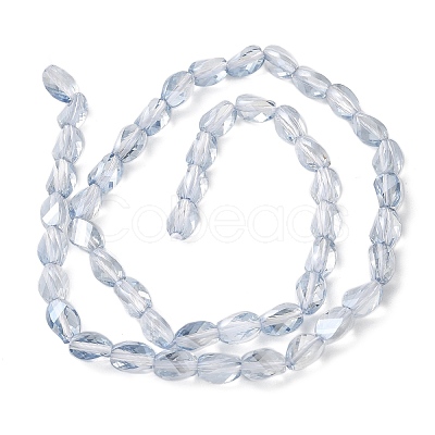 Electroplate Glass Beads Strands EGLA-L045-C-PL03-1