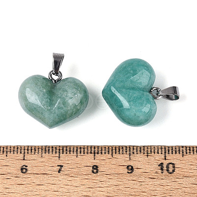 Natural Amazonite Chunky Pendants G-T143-19G-1