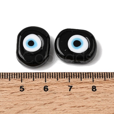 Handmade Evil Eye Lampwork Beads LAMP-G168-02-08-1