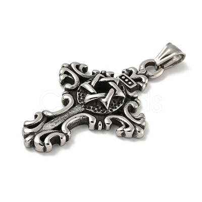 316 Surgical Stainless Steel Pendants STAS-Z073-72AS-02-1