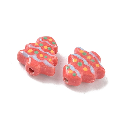 Handmade Porcelain Beads X1-PORC-P031-02D-1