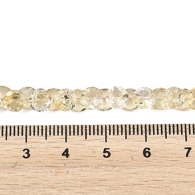 Heated Natural Citrine Beads Strands G-Z152-B02-01-1