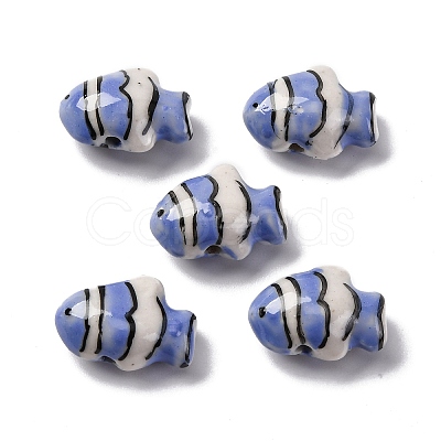 Handmade Porcelain Beads PORC-R002-01C-1