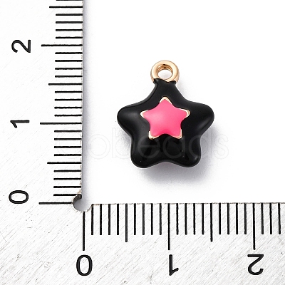 Alloy Enamel Charms ENAM-E362-08B-1