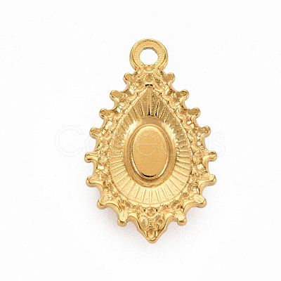 304 Stainless Steel Pendants X-STAS-N087-41G-1