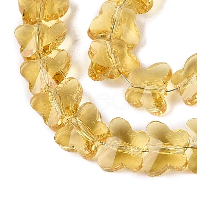 Transparent Glass Beads Strands GLAA-Q118-01A-B13-1