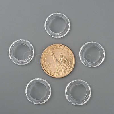 Transparent Acrylic Beads X-PL671Y-1-1