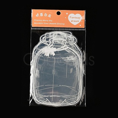 20Pcs 5 Styles PET Plastic Waterproof Self-Adhesive Lace Bottle Stickers AJEW-Z024-02C-1