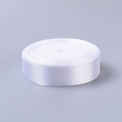 1 inch(25mm) White Satin Ribbon Wedding Sewing DIY X-RC25mmY001-1