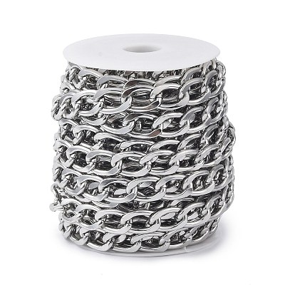 Oval Oxidation Aluminum Curb Chains CHA-K003-08P-1