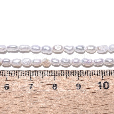 Natural Cultured Freshwater Pearl Beads Strands PEAR-N014-03F-1