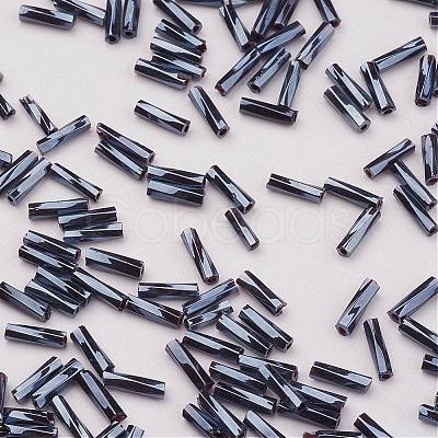 Glass Twisted Bugle Beads SEED-E002-5mm-829#-1