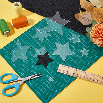 8Pcs 8 Styles Acrylic Sheets DIY-WH0622-148B-1