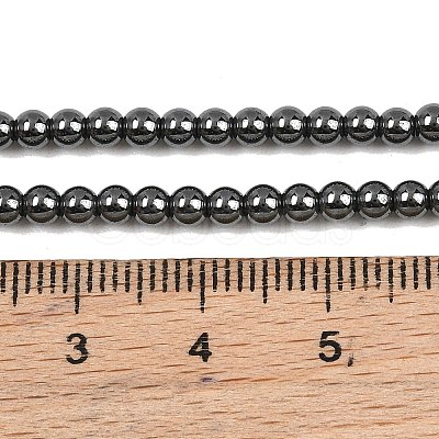 Synthetic Non-magnetic Hematite Beads Strands GG-CBAB93D-B01-3mm-1