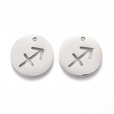 Tarnish Resistant 201 Stainless Steel Pendants STAS-Z001-B-12P-1