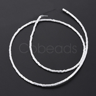 Glass Silk Stain Style Beads Strands GLAA-N047-001A-07-1