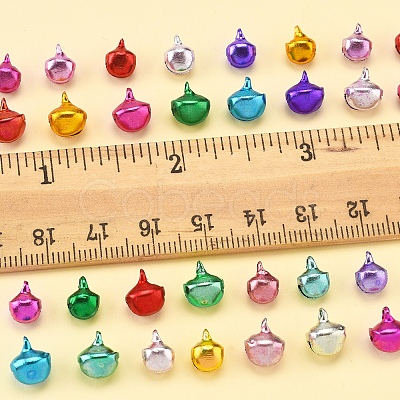 200Pcs 2 Styles Aluminum Bell Charms FIND-FS0003-80-1