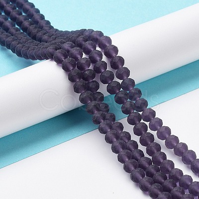 Transparent Glass Beads Strands EGLA-A034-T8mm-MD15-1