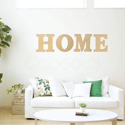 Letter Unfinished Wood Blank Cutouts DIY-ZX040-01H-1