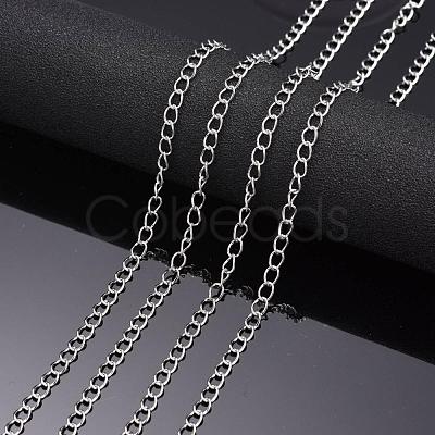 Tarnish Resistant 304 Stainless Steel Twisted Chains CHS-A003K-0.6mm-1