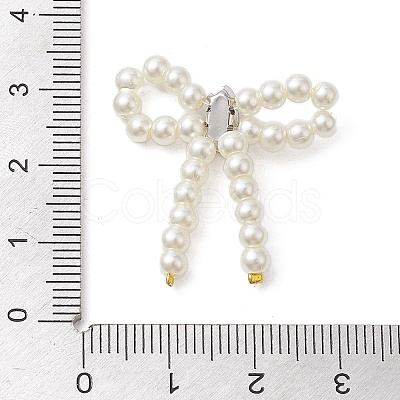 Plastic Pearl Beads Pendants KK-H463-06P-03-1