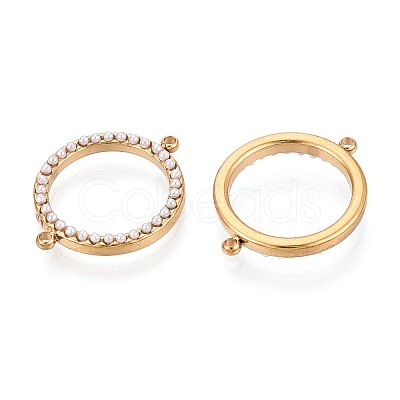 304 Stainless Steel Connector Charms STAS-N125-03G-1