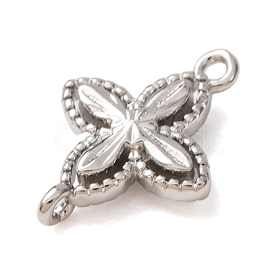 Brass Connector Charms KK-CBAB2E2-01P-1