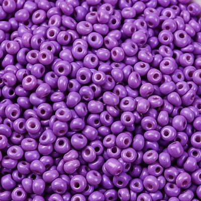8/0 Baking Paint Glass Seed Beads X1-SEED-M012-02A-40-1