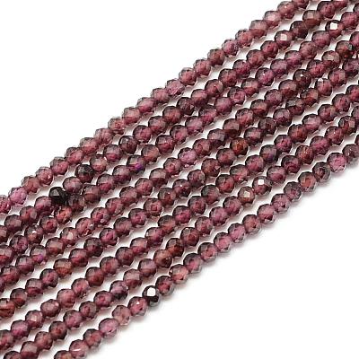 Natural Garnet Beads Strands G-S152-03-3mm-1