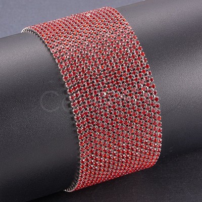 Brass Rhinestone Strass Chains CHC-R125-S6-01S-1