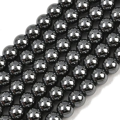 Synthetic Non-magnetic Hematite Beads Strands GG-CBAB93D-B01-5mm-1