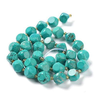 Synthetic Magnesite Bead Strands G-M367-22B-1-1