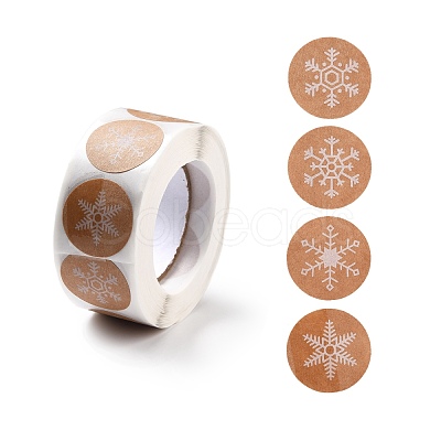 Flat Round Roll Stickers DIY-B045-02-1