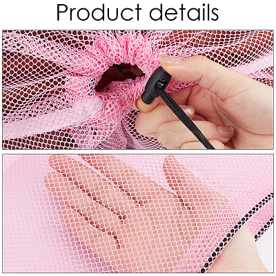 2Pcs Polyester Drawstring Clothing Storage Bags ABAG-GF0001-49D-1