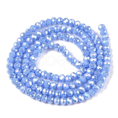 Electroplate Glass Beads Strands LS-EGLA-A044-P2mm-B17-1