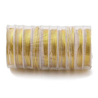 10 Rolls Round Copper Wire CWIR-C003-01G-G-1