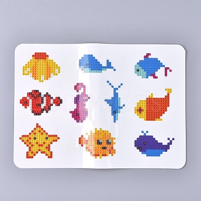 DIY Diamond Painting Stickers Kits For Kids DIY-F051-15-1