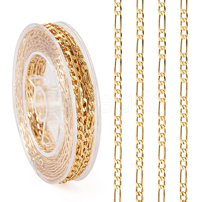 Brass Figaro Chains CHC-TAC0009-08G-1