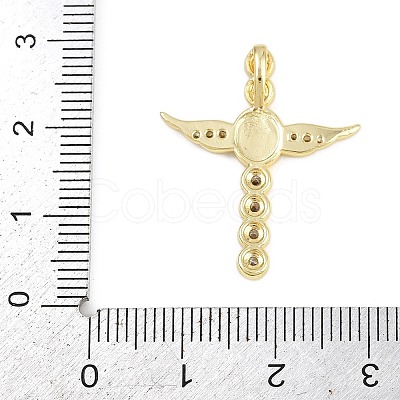 Easter Theme Brass Micro Pave Cubic Zirconia Pendants LS-KK-Z123-04G-1