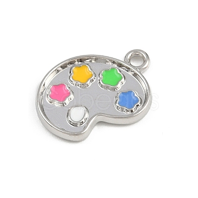Alloy Enamel Pendants FIND-I052-02P-01-1