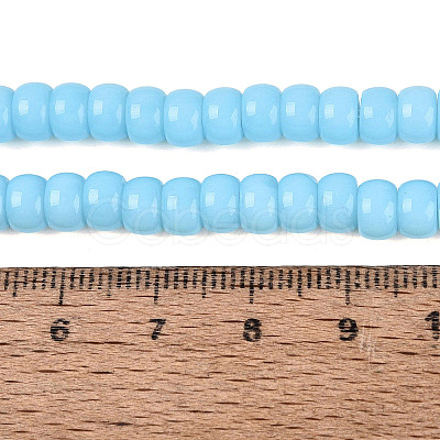 Opaque Glass Beads Strands GLAA-NH0002-B01-C09-1